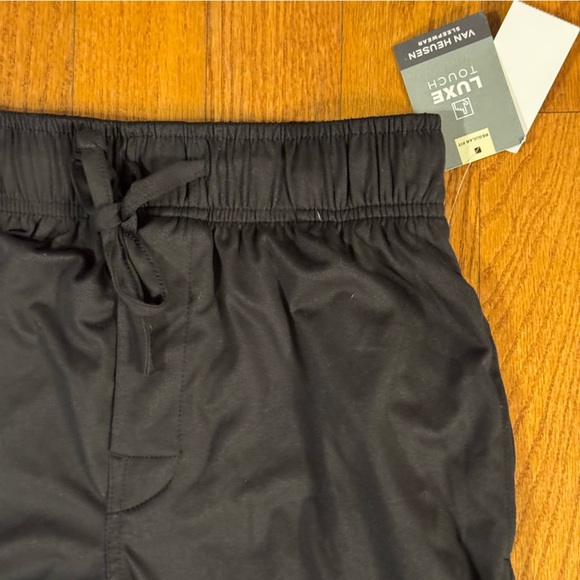 NWT Van Heusen Black Sweatpants with Elastic Waistband Mens Size S - Picture 4 of 4